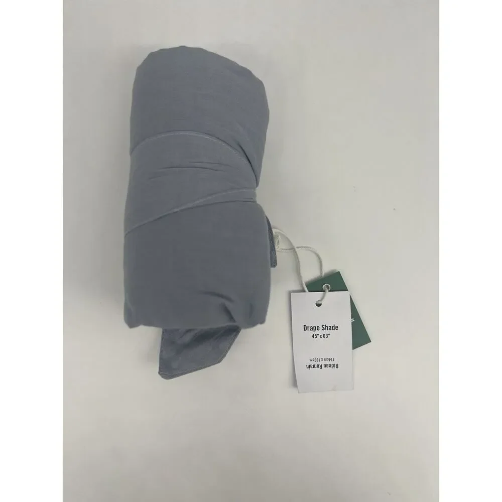 Urban Outfitters Drape Shade Curtain 45” x 63” Blue Single